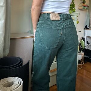 ❌SOLD❌ VINTAGE LEVI’S - Orange Tab 1960’s in Green